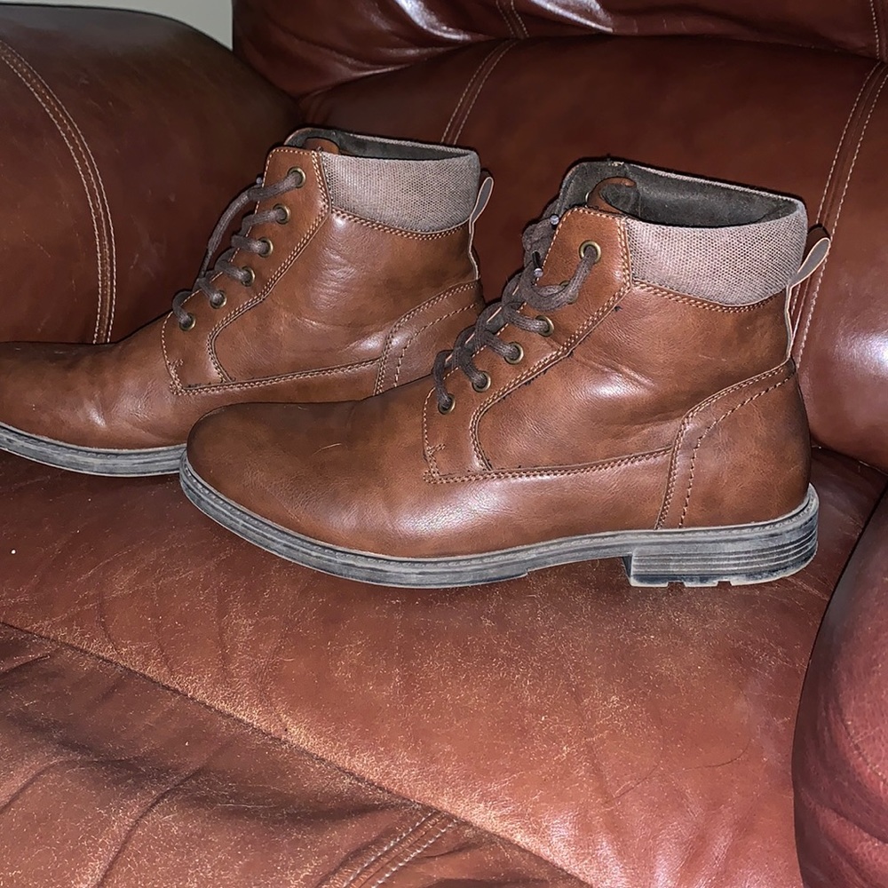 Men’s brown dress boots sz 9.5